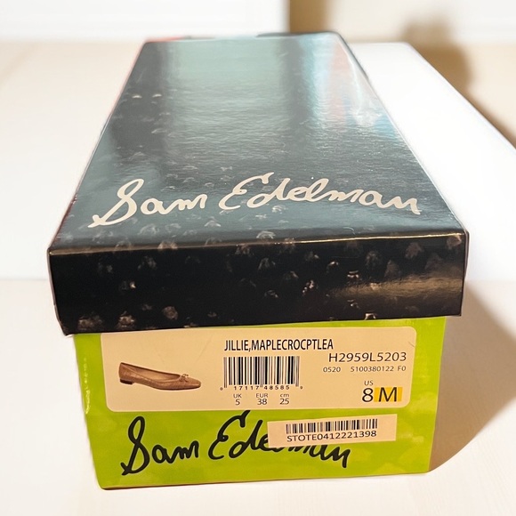 Sam Edelman Jillie Croc Ballerinas - Picture 4 of 4